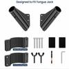 Heavy Duty Trailer Chain Holder Aluminum Double Flagpole Support  Trailer Towing