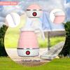Travel Folding Electric Kettle 600ml Silicone Lightweight Small Water Boiler White