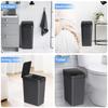 Smart Sensor Trash Can - 3.17gal Automatic Open/Close with Ultra-Fast Infrared Sensing, Multi-Mode Operation, Battery-Powered (Batteries Not Included)