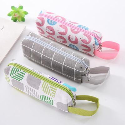 Eens Kids Pencil Bag with Zipper Pencil Pouch Aesthetic Pencil Pen Case Organizer for Schools