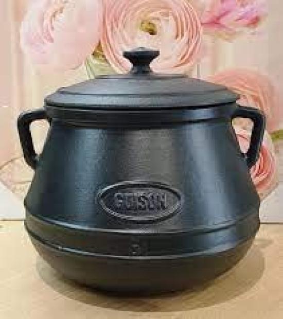 Cast Iron Pot Oja Pot Cooking Pot Made in Spain Two Hand Cast Enamel Pot (10L)
