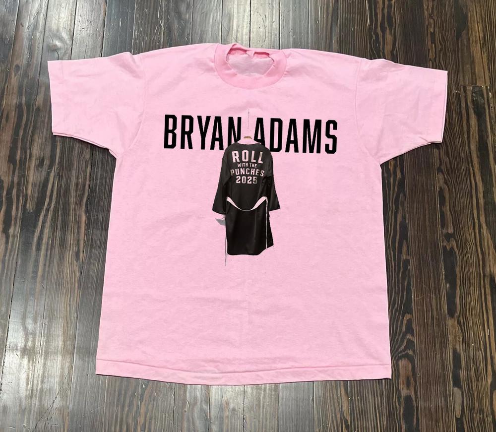 BRYAN ADAMS 2025 ROLL WITH THE PUNCHES TOUR Футболка Унисекс Футболка XXXXL