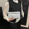 Personalized small square bag women's bag autumn new snake pattern light luxury clutch bag commuter versatile banquet bag