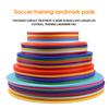Football Training Mark Plate Non-slip Agility Training Vibrant Color Soccer Training Obstacle Logo Round Disc for Exercise
