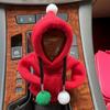 Car Gear Shift Hoodie Cover Fluffy Gear Shift Knob Sleeve Soft Plush Gear Stick Costume for Most Vehicles