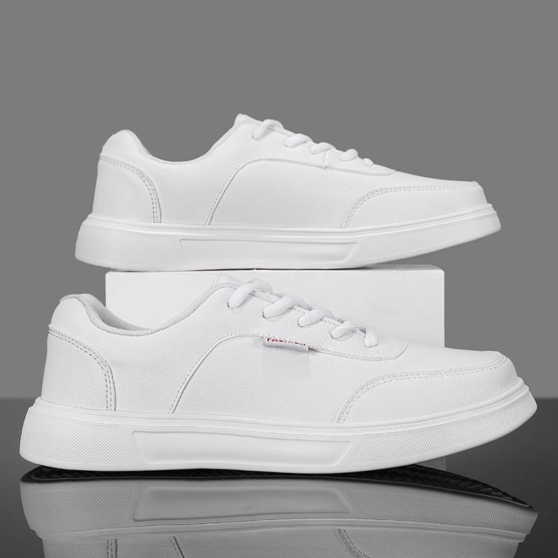 

Fashion Four Seasons Large Size Niche Men s Board Shoes Versatile Original Leather Trend Men s Casual Shoes 45 білий