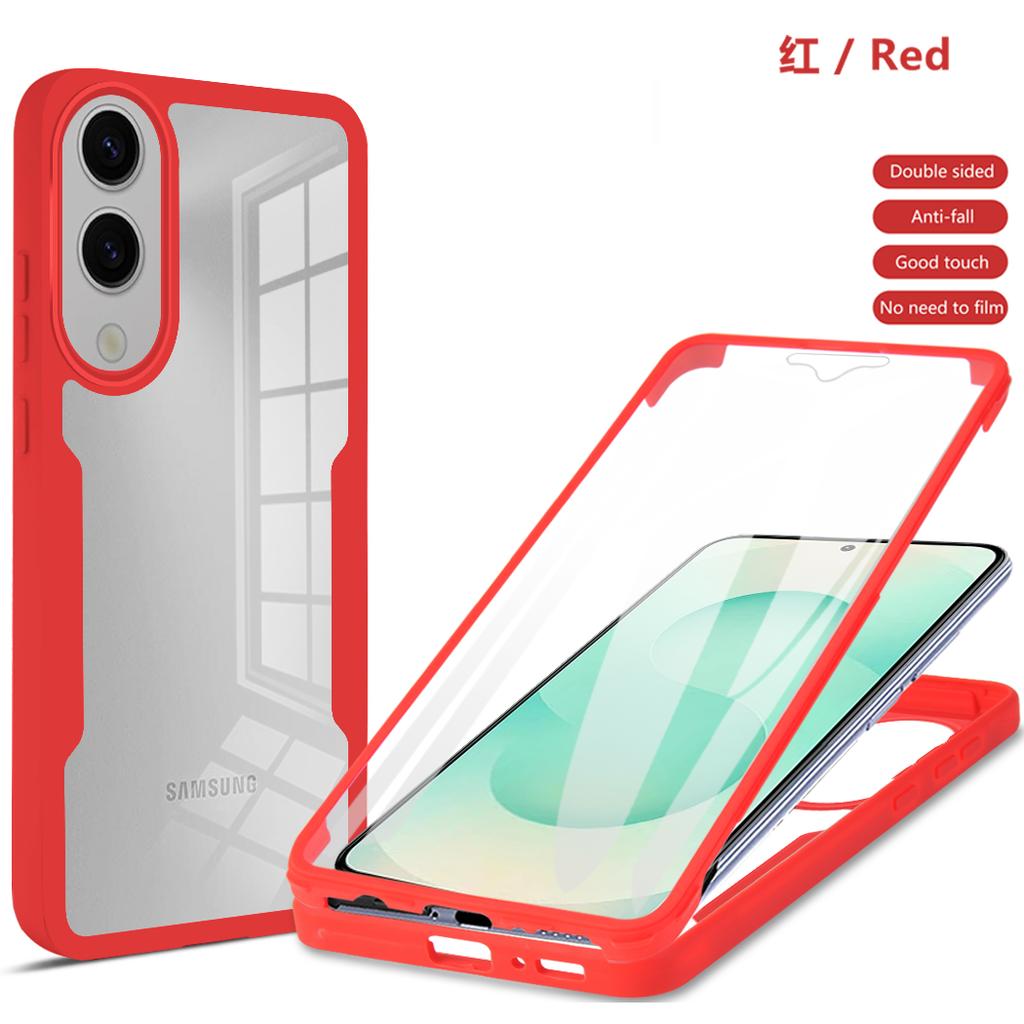 Full Body Protection Shockproof Case for Samsung Galaxy S25 Edge S24 Ultra S23 FE Plus Protective Cover Clear Fundas Coque Capa