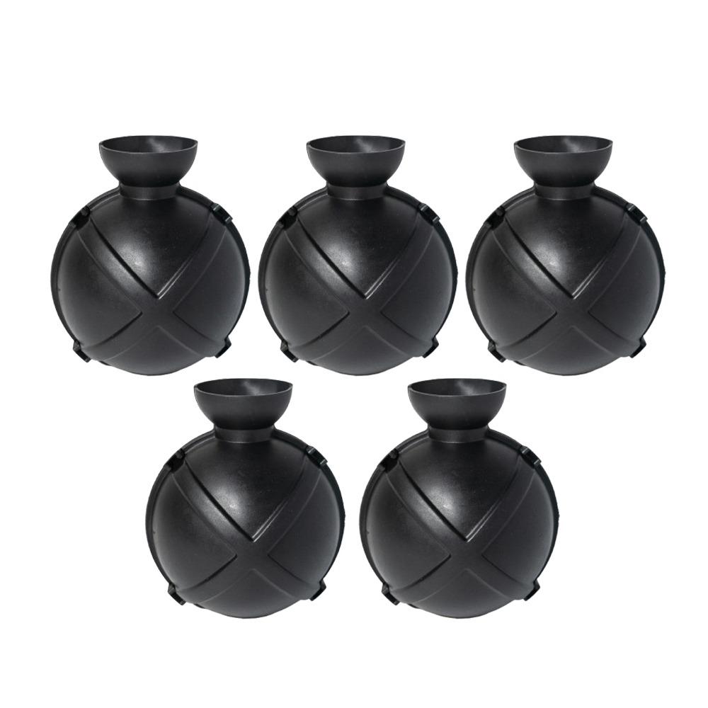 

5PCS Plastic Grafting Rooting Ball Fast Propagation Nursery Ball Root Ball Propagation Hydroponics Safety Locks чёрный