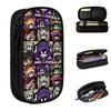 Cartoon Murder Drones Anime Pencil Cases Pencilcases Pen Holder Kids Large Storage Bag School Supplies Cosmetic Stationery