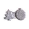 Holiday Ornament Silicone Mould Round Heart Shape Crafting Supplies for Candle Soap Baking Projects