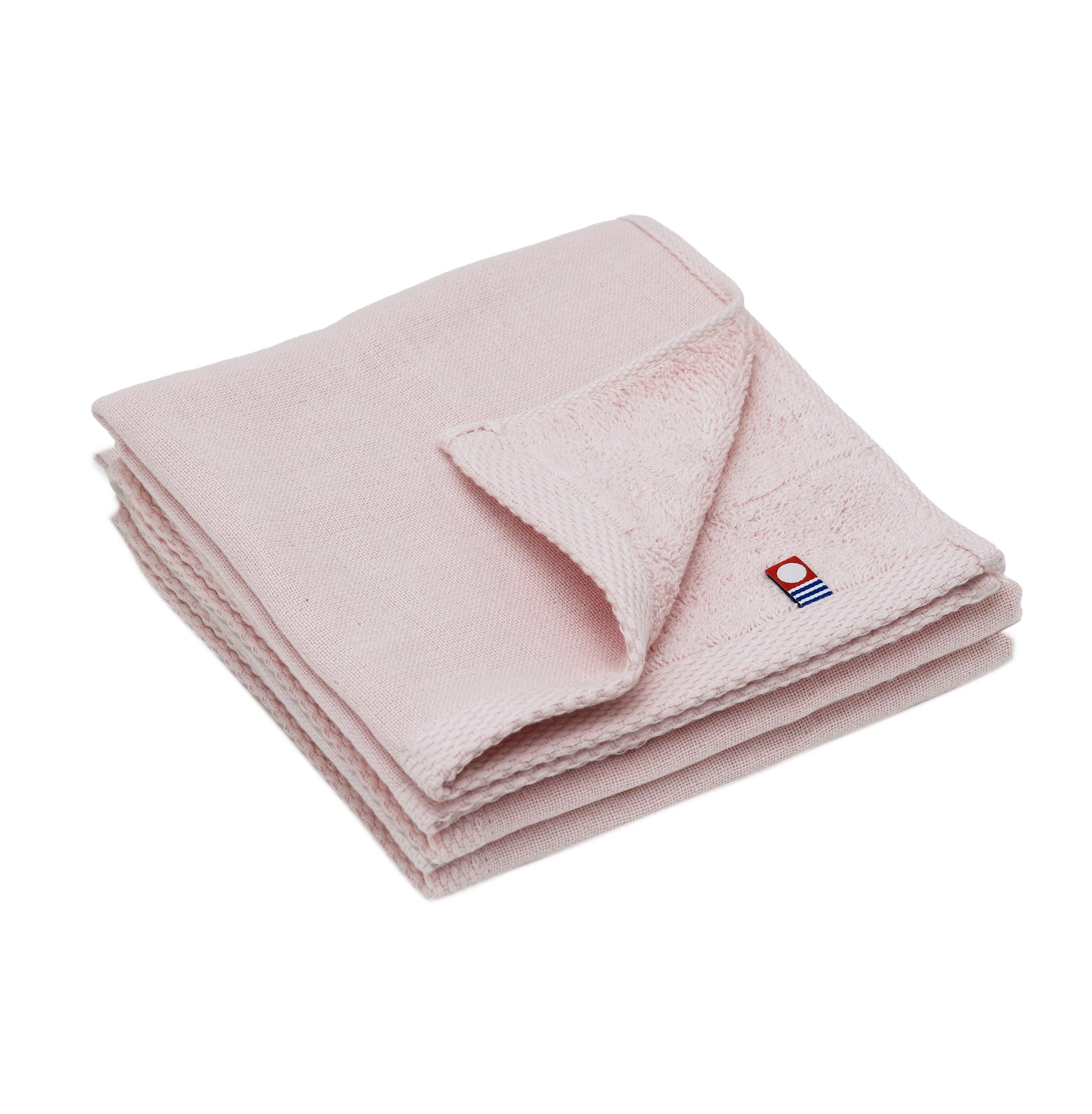 

Broccoli House Imabari Pile Gauze Hand Towels of 34 x Made in Cotton & (Set 3), 35cm, Thin, Quick-Drying, Absorbent, Japan, 100% (Pink) розовый