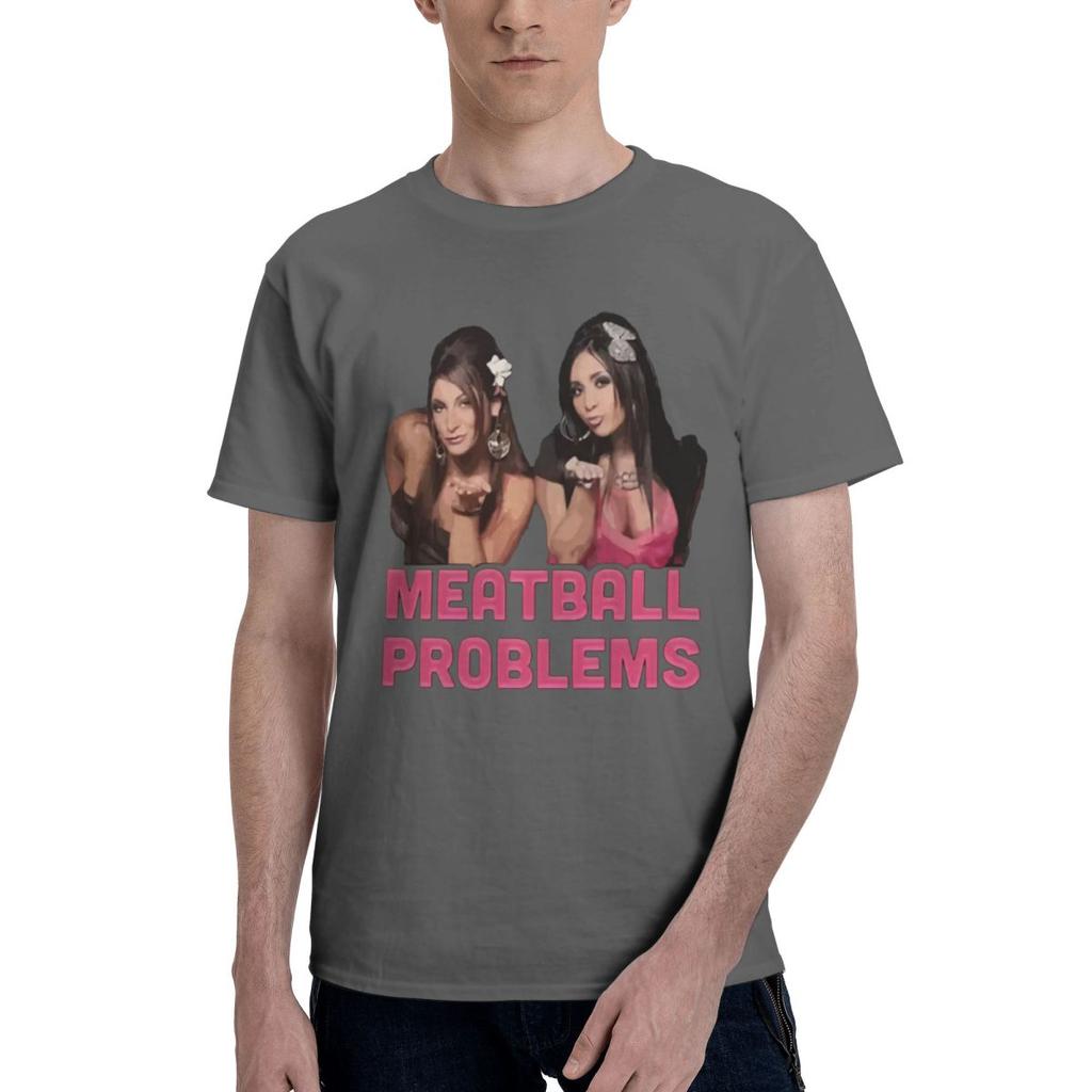 Meatball Problems Snooki Jersey Shore 100 Cotton Casual Breathable Confortable Man Mens Clothing Brands Men TShirt