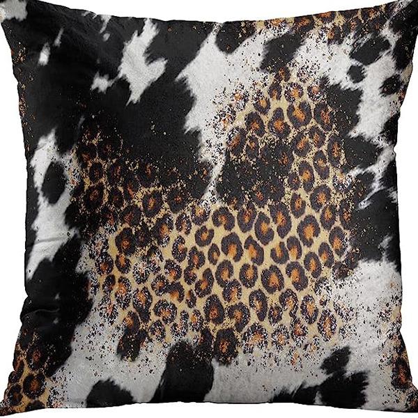 American Retro Linen Peach Leather Velvet Pillow Case Living Room Sofa Office Car Cushion