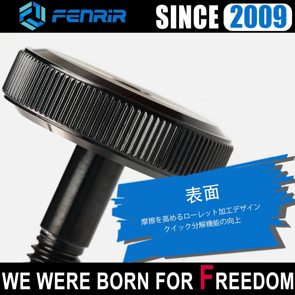 FENRIR Motorcycle Saddlebag Lock Security Bolt Knob Fastener Hardware 304 Stainless Compatible with CVO Ultra Electra Street Road Road King Road Road