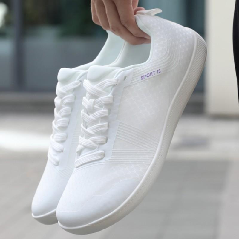 Women Wide Head Outdoor Barefoot Casual Toe Box Shoes Men Breathable Zero Drop Couples Sports Shoes Soft Slip On Walking Sneaker