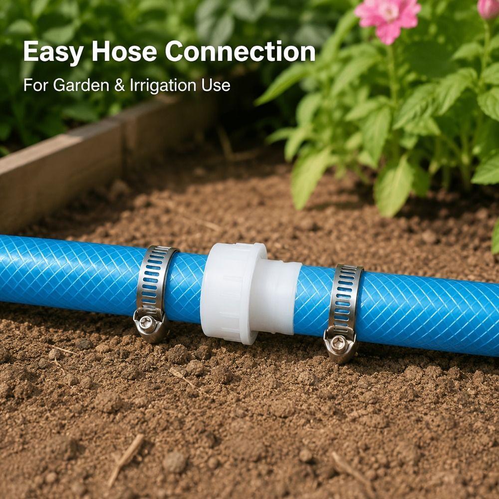 Garden Water Adaptor Hose Coupling Joint Fitting Plastic Quick Connector Watering System