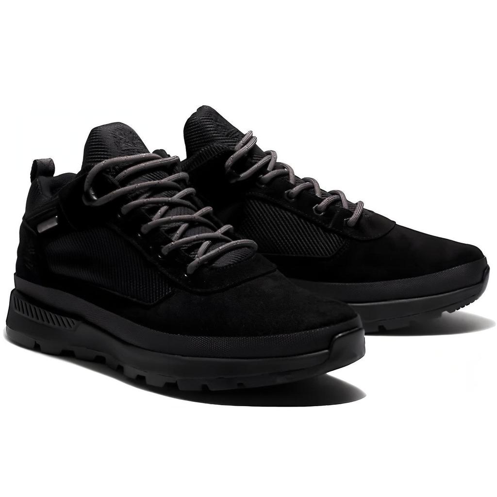 Timberland Field Trekker Comfortable Slip-Resistant Durable Low-Top Outdoor Functional Shoes Men Shoes Black A2B19015