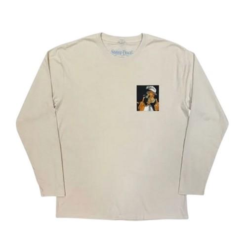 Snoop Dogg Unisex Adult Middle Finger Back Print Long-Sleeved T-Shirt