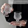 LISM Engraved Small Stemmed Glass Set