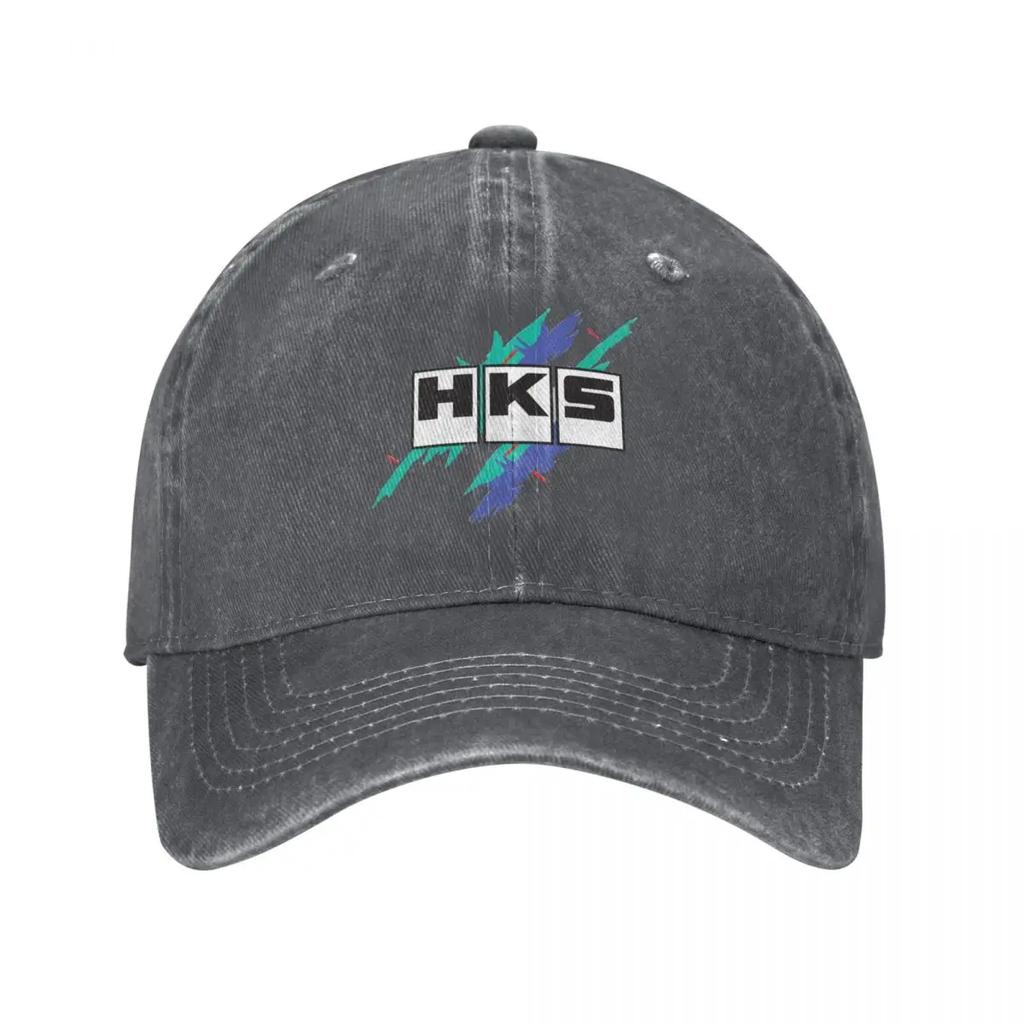 HKS Race Baseball Cap Vintage Distressed R32 GTR Headwear Men Women Outdoor Running Golf Caps Hat