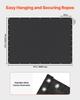 90% Sun Shade Cloth Privacy Screen 8 X 12 Ft for Patio Garden (Black)