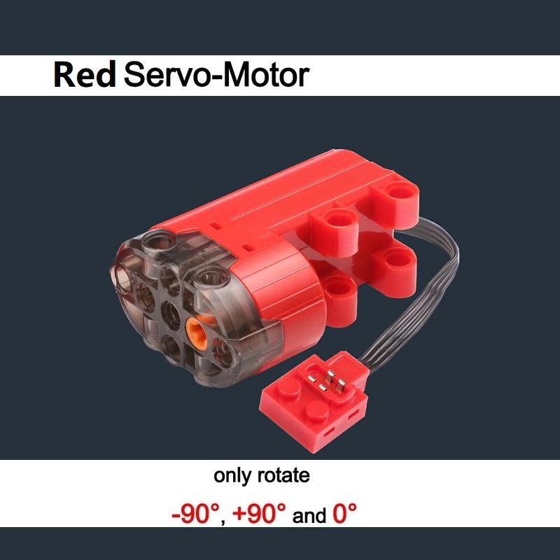 Technické bloky Servo PF Motor vlaku Výkon Funkce MOC High-Tech díly Cihly Příslušenství Technik Servo RC motor