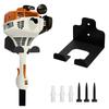 Garage Organizers Wall Mounted Trimmer Rack With High Load Capacity for Garden Tool & Sports Equipment Yard Organization