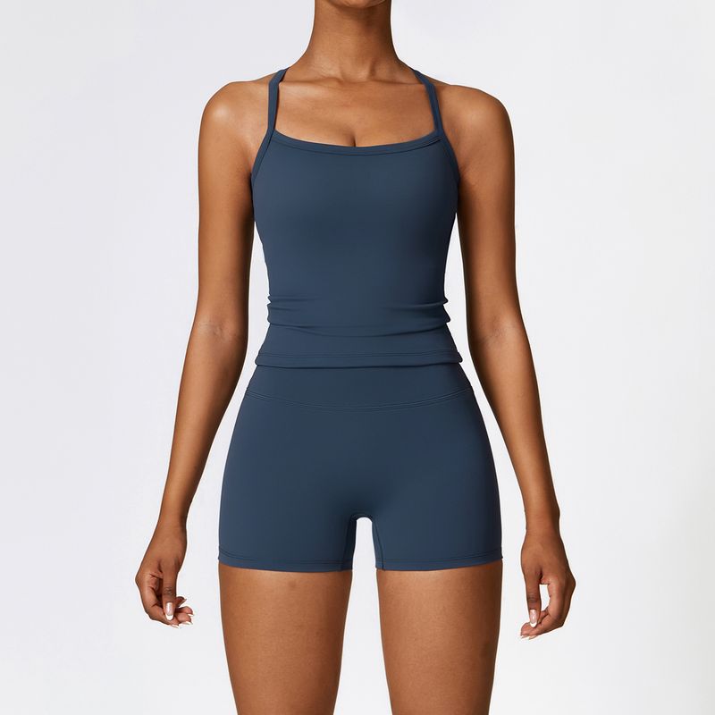 Guangzhou Zechuang Clothing Co., Ltd. European and American Tight Sanding Yoga Suit Quick-Drying Workout Clothes Winter Outdoor