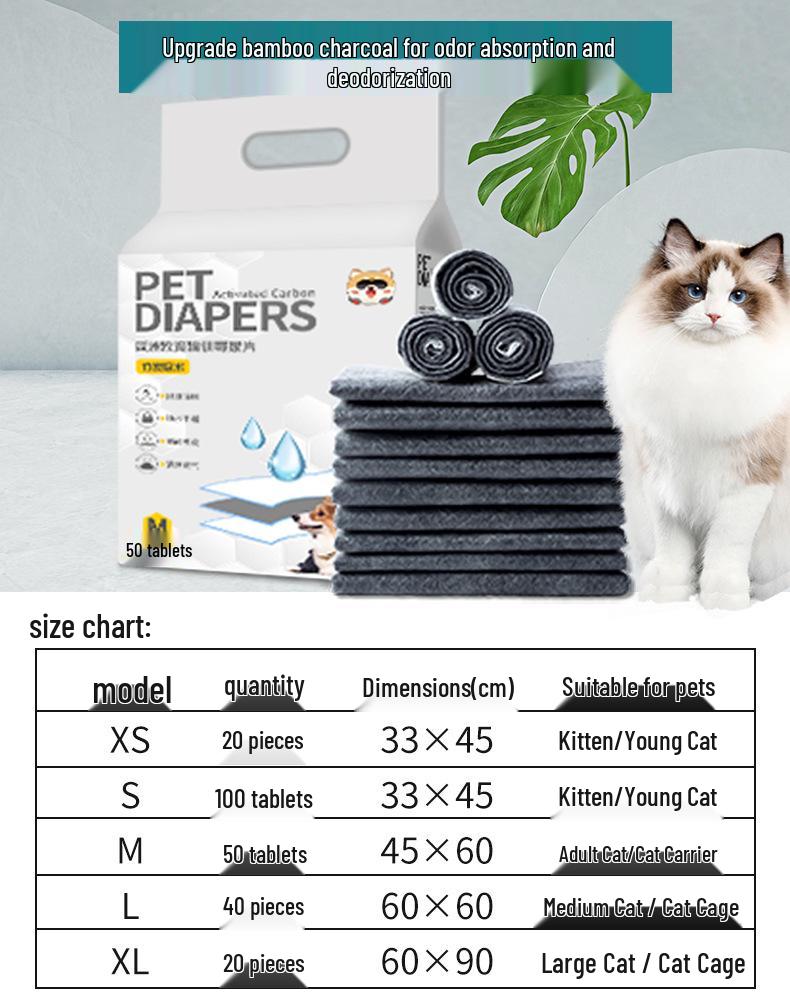 Katzen-Urinunterlage für Ausflüge und Geburt