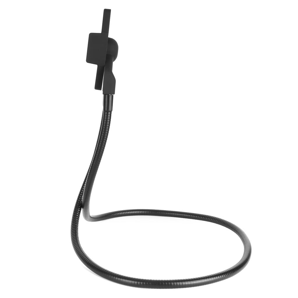 Phone Holder Black Iron Cell Rotating Magnetic Neck Hanging Phone Bracket for Tablets Mobile Phones Live Broadcast