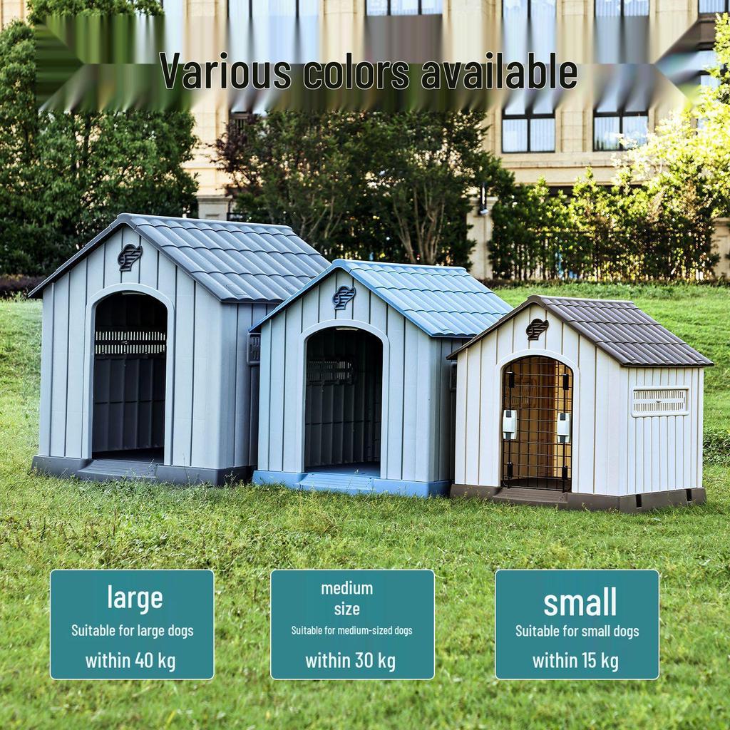 Weatherproof Large Dog Villa: Indoor/Outdoor Sturdy, Removable & Washable