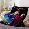 Taylor Swift Concert Starry Night Flannel Blanket Soft And Cozy Customizable Name Perfect For All Seasons Sofa Bed Or Outdoors Personalized Gift
