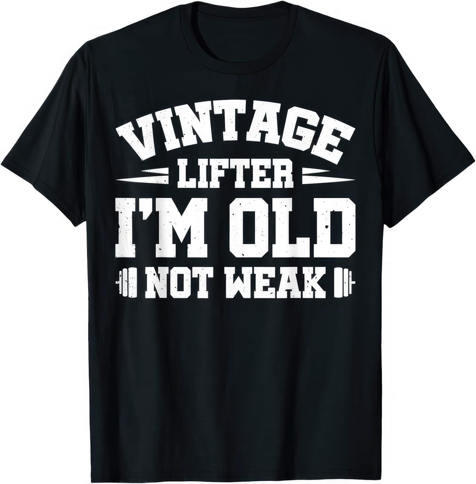 Vintage Lifter I m Old Not Weak T shirt 2XL