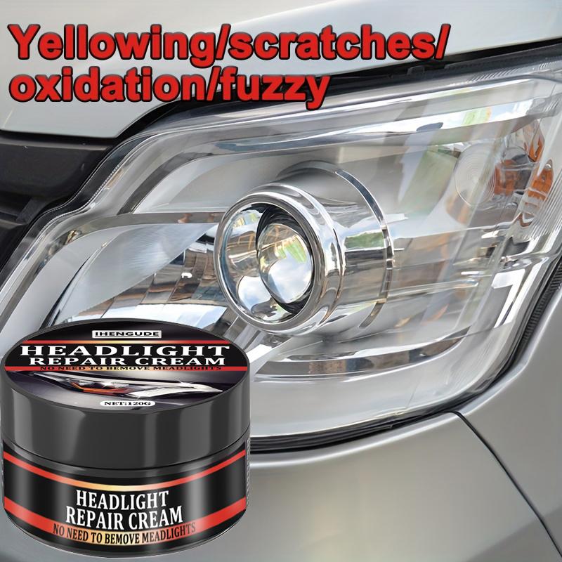 Car Headlight Restoration Kit, Polishing and Waxing for Refurbishment, Reducing Yellowing, Preventing Oxidation, and Enhancing Anti-Fog Proper