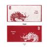 Chinese Zodiac Dragon Horse Red Towel: Soft, Absorbent Face Wash & Gift Towel