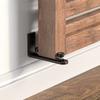 Adjustable Barn Door Swing Stop Double Wheel Bottom Guide Durable Barn Door Floor Guide  Residence