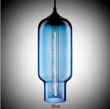 Modern Art Deco Hanging Colorful Glass Pendant Lamp For Restaurant Living Room Kitchen Bar Cafe Hanging Ceiling Light Fixture
