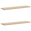 2 Piece Bench Cushions SOEST 2 Pcs. 100percent Polyester Cream