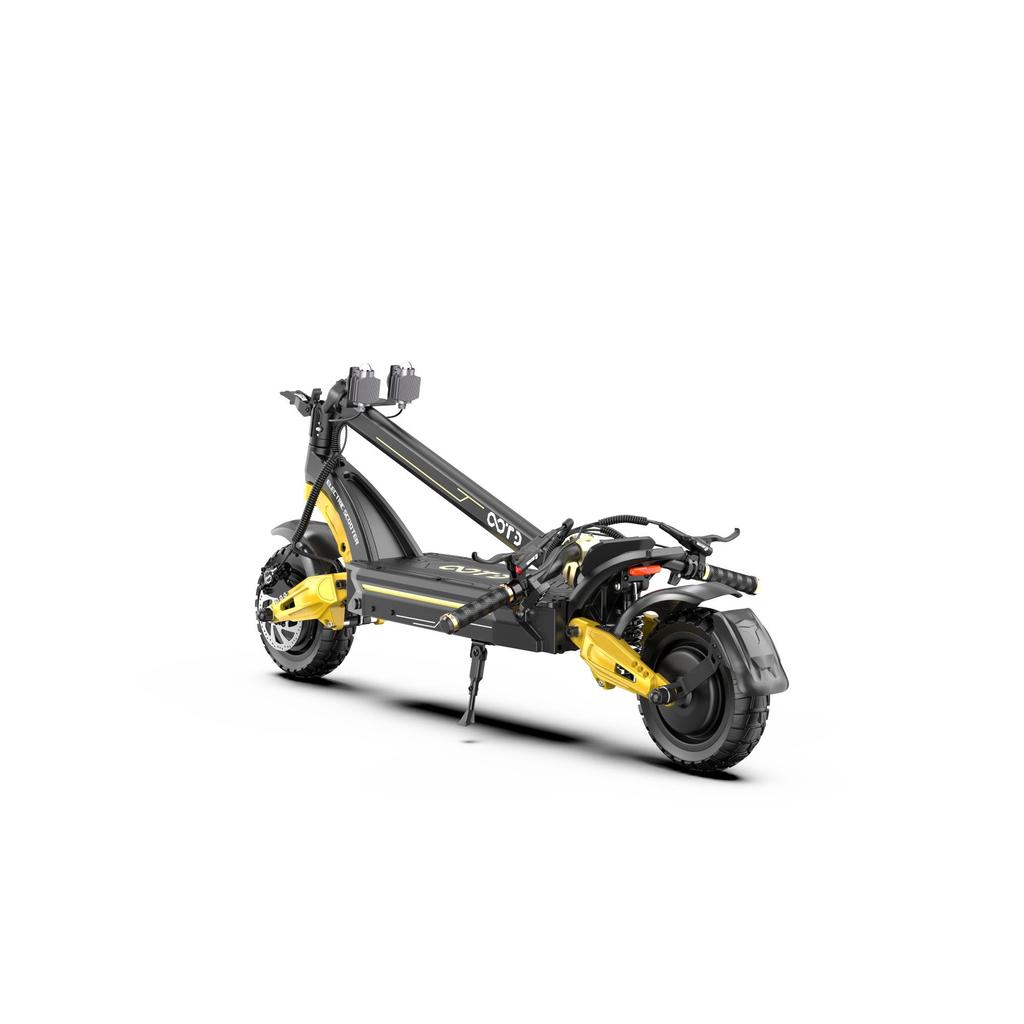 Electric Scooter Foldable OOTD 10" 1200Wx2 Dual Motor 23.4AH Max Range 60Km Load 120Kg Black S30