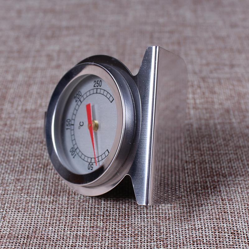 Kitchen Oven Thermometer Stainless Steel Temperature Gauge Dial Stand Up Thermometer Grill Temperature Gauge Kitchen Tool