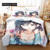 3d Printed Anime Masamune-kun's Revenge Bedding Set Single Twin Full Queen King Size Bed Set Adult Kid Bedroom Duvet cover Sets
