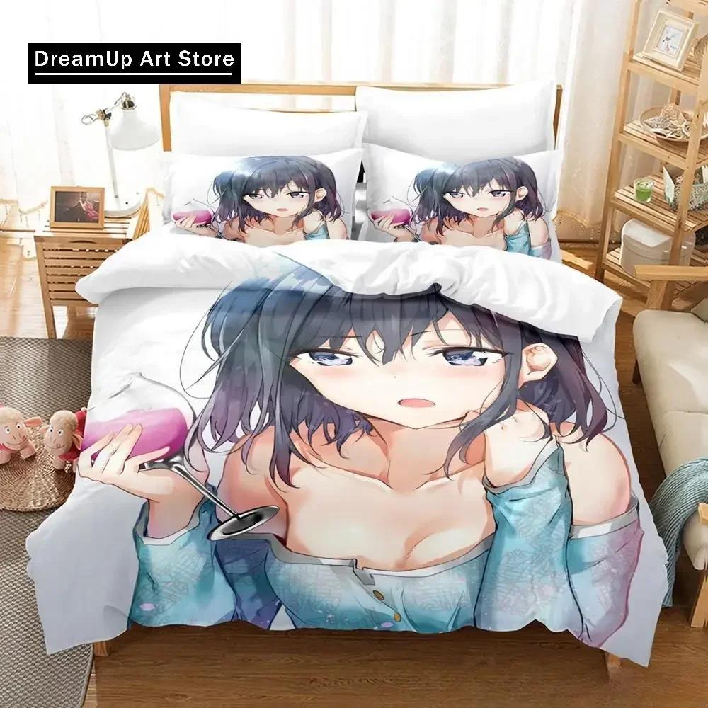 3d Printed Anime Masamune-kun's Revenge Bedding Set Single Twin Full Queen King Size Bed Set Adult Kid Bedroom Duvet cover Sets
