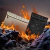 Fireproof Waterproof Document Bag with Zipper Closure for Passport Money Certificates Portable Multi Functional Storage Pouch