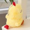 Plush Pendant Lovely Collectible Lightweight Kawaii Angry Little Chicken Keychain Doll Backpack Decoration