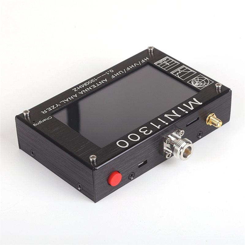 A25F-Mini1300 4.3 Inch /VHF/UHF Band 0.1 To 1300Mhz Vector Network Analyzer Miniature Antenna Spectrum Analyzer Signal Generat