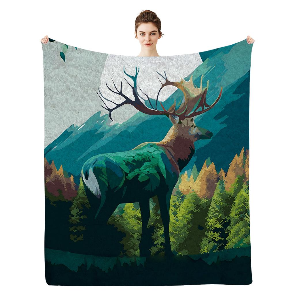 Hot Air Balloon Blanket Flannel Blanket Nap Blanket Blanket