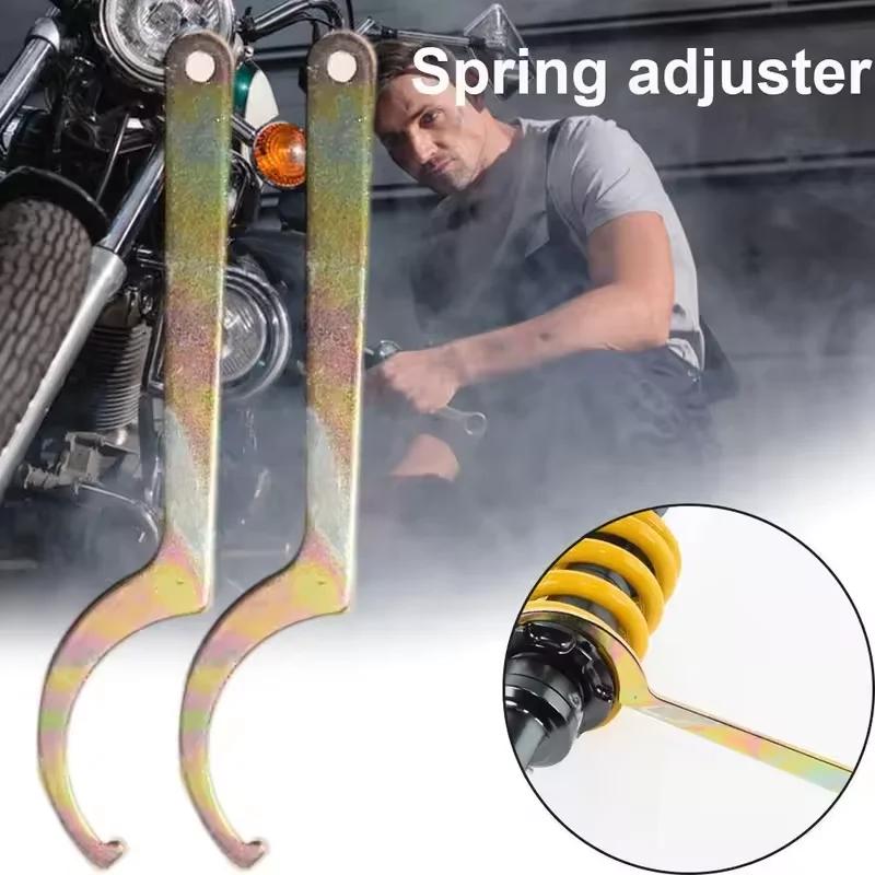 Spring adjuster wrench, motorcycle tools, shock absorber, suspension tools, honda spring adjuster hand tool hook