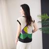 Printed mulberry silk short-sleeved t-shirt  new fashion design loose silk shirt top women