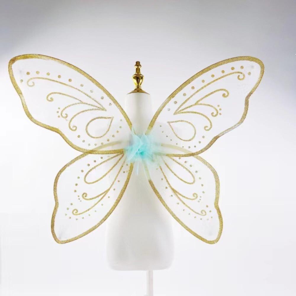 

Аксесуари для костюмів Крила феї Косплей Костюм для вечірки Принцеса Крила ангела для жінок і дівчат Blue Flower