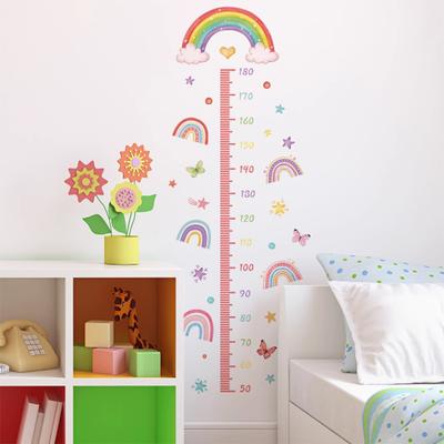 Rainbow Cloud Love One-Meter Self-Adhesive Wall Sticker Children's Room Living Room Decor Height Marker Fun & Cute Wall Decal
